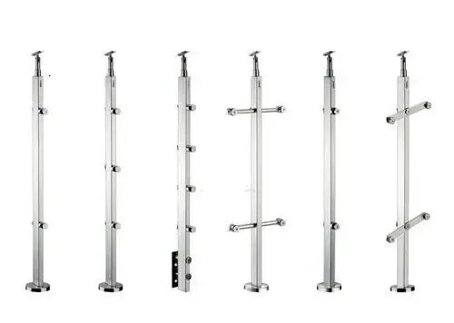 ss square pillar for railing fabrication work